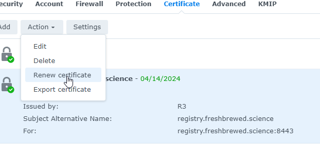 It will remind you it needs port 80 accessible (for cert manager)